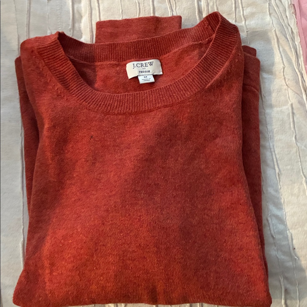 J.Crew Women's Crewneck Sweater in Rust